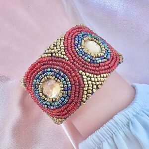 Seed Bead Jewelry Bracelet Handmade Fashion Jewelry Glass Beads Mexico Art